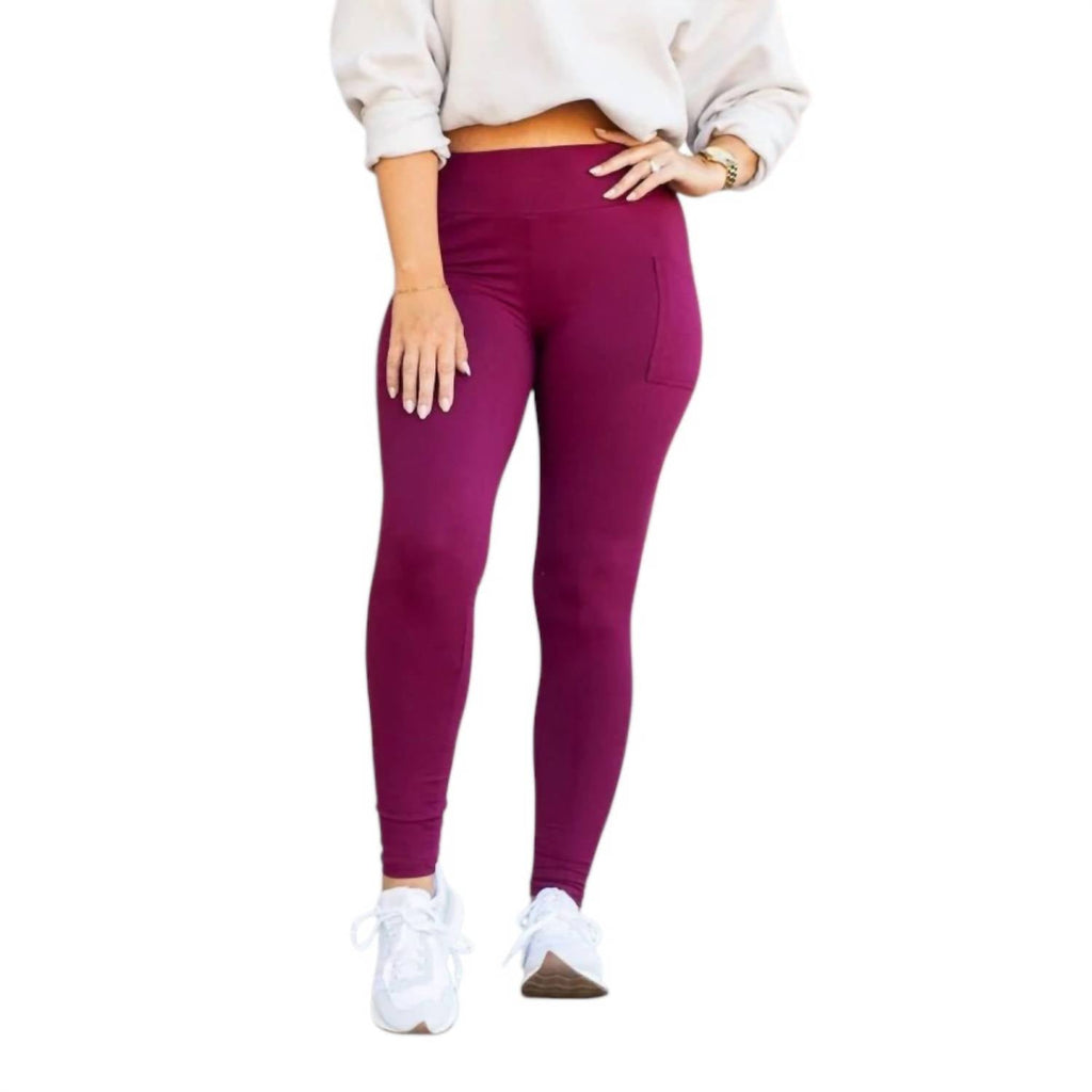 Julia Rose - Maeve Bootcut Leggings With Pockets main image 1