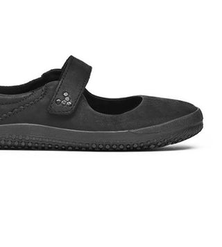 Vivobarefoot Girl'S Classic School Shoe Black Size 39 D Eu Big Kid (6 Us)