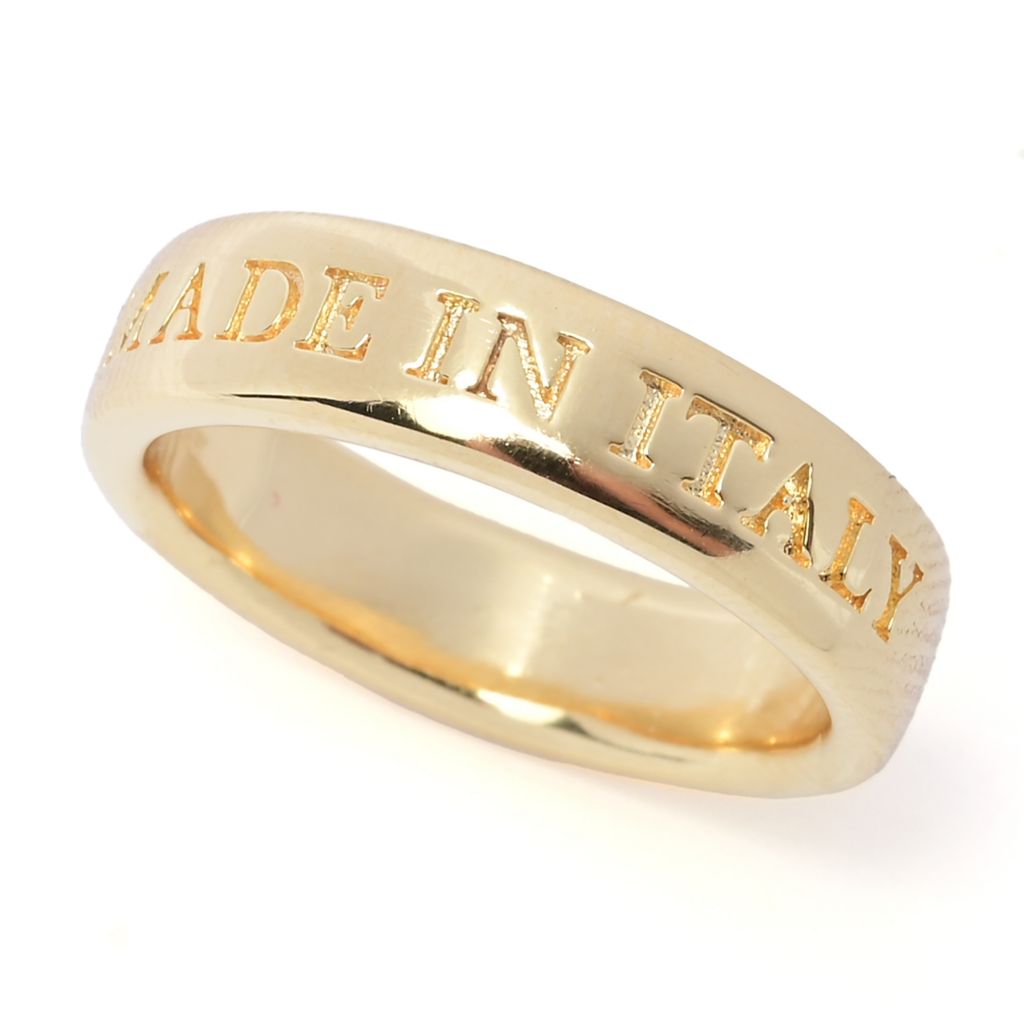 Toscana Italiana Gold or Platinum Plated Electroform Polished Bypass Ring