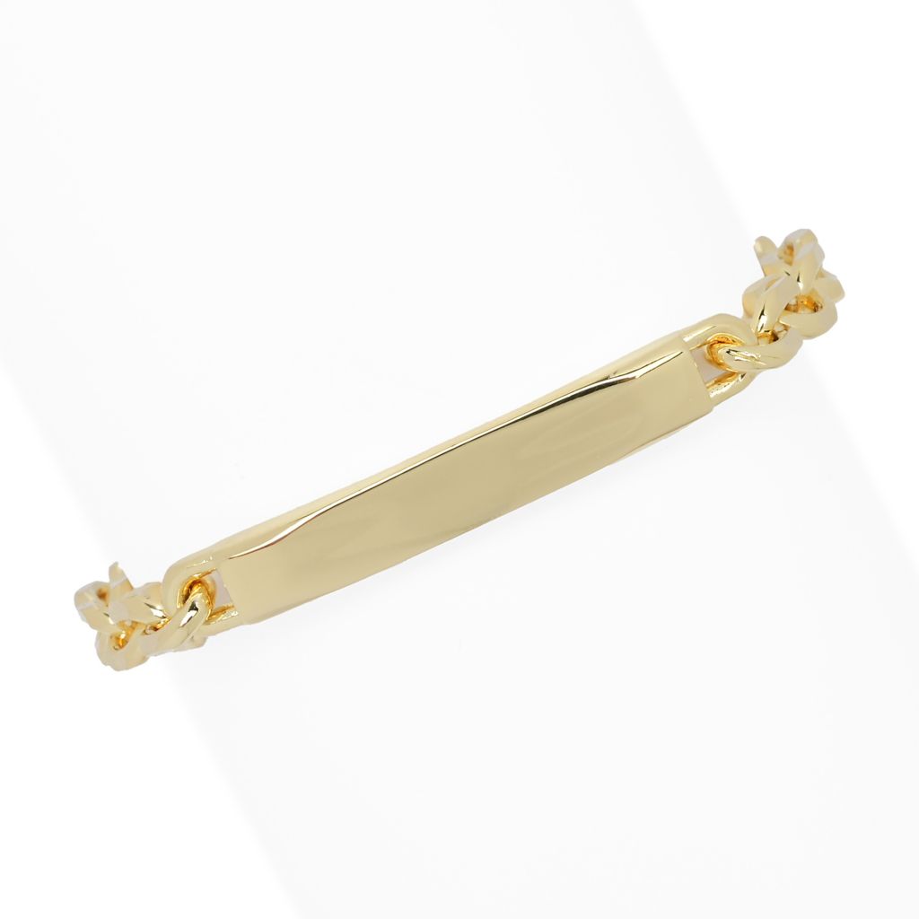 Toscana Italiana 18K Gold Plated 12mm Electroform Bead Statement Ring