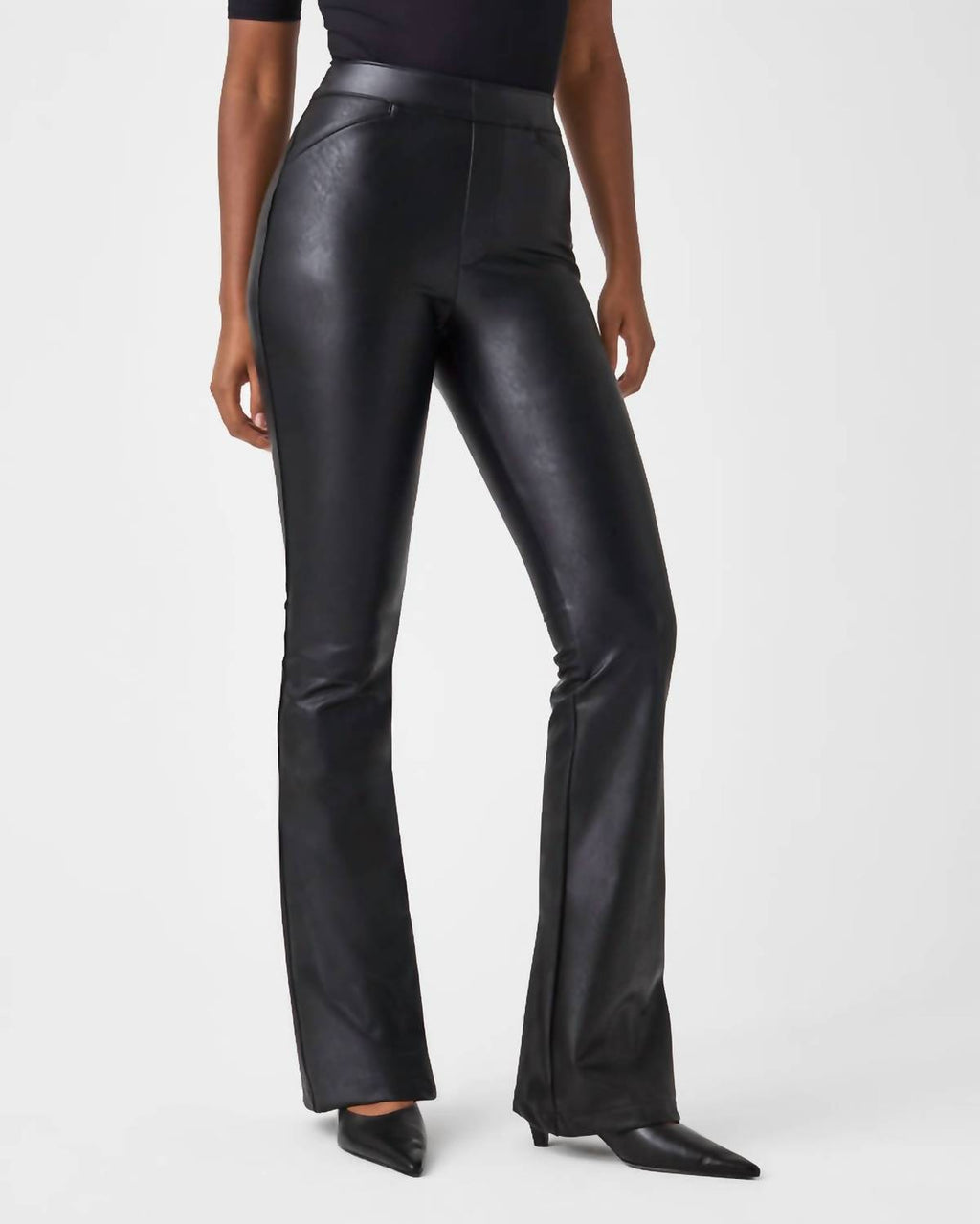 Spanx Leather Like Flare Pants