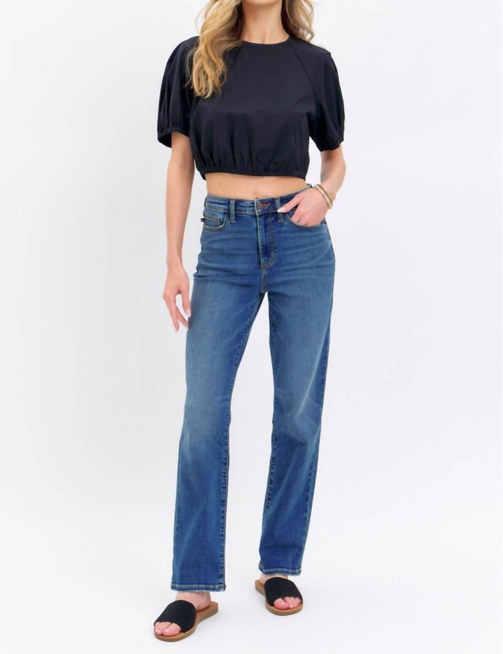 Judy Blue High Waist Light Trouser