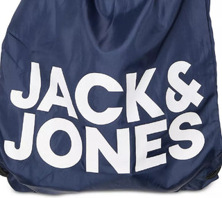 Jack & Jones Men's 3 Pc Swim Trunks Towel & Drawstring Beach Bag Set Blue Size Large