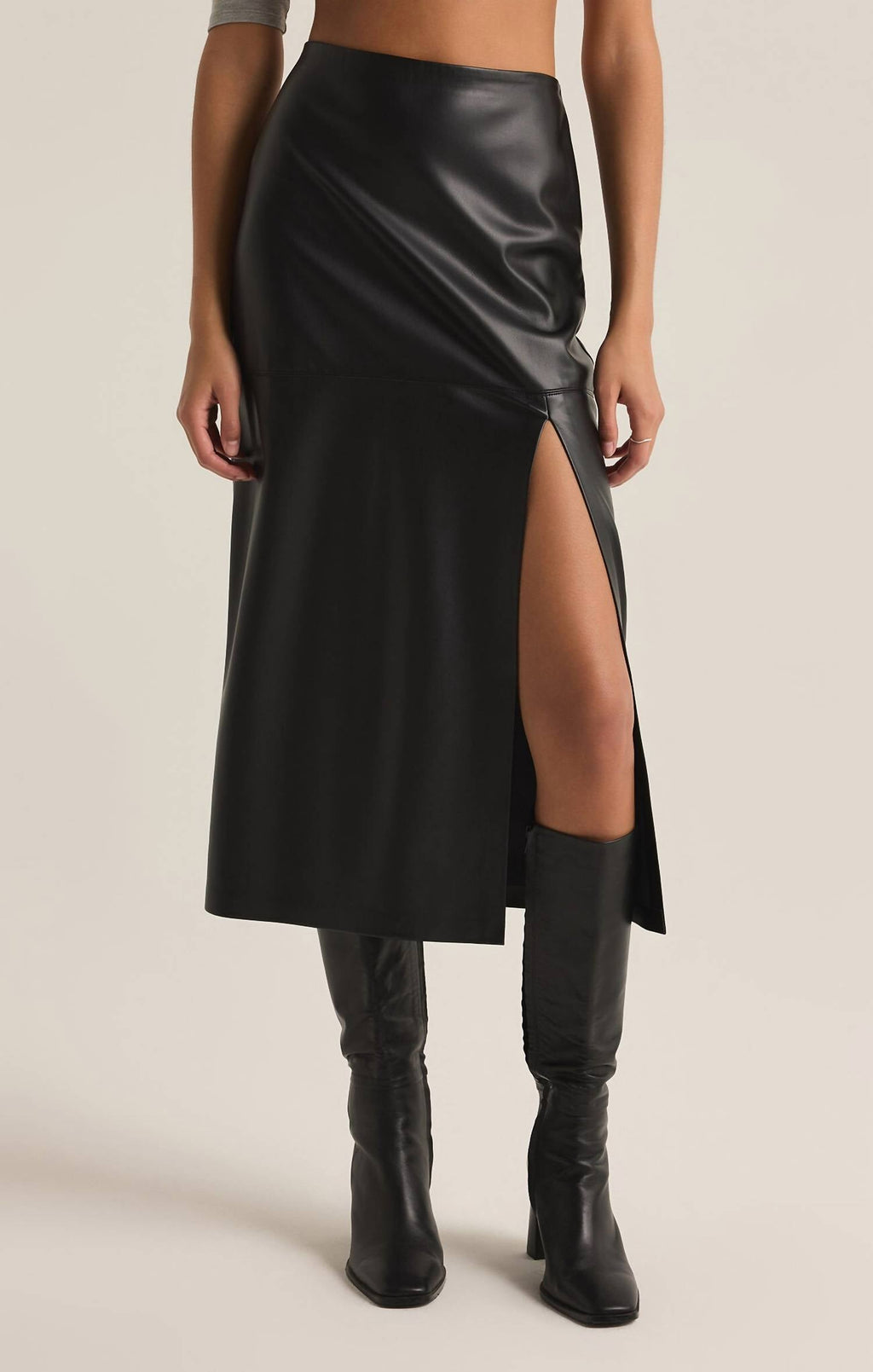 Z SUPPLY - Cierra Leather Skirt main image 1