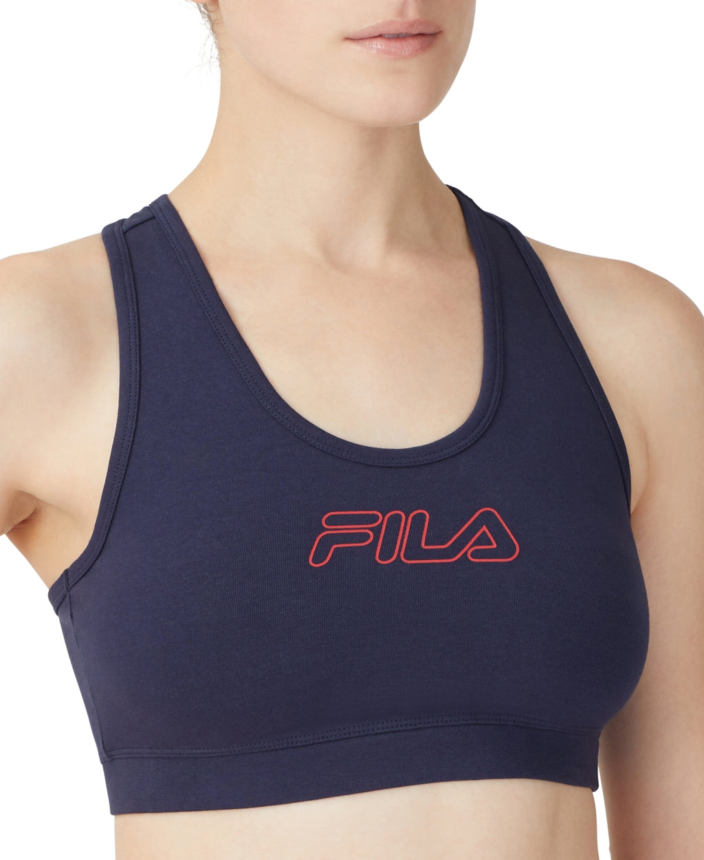 Fila Women's Bloom Logo Pullover Jersey Sports Bra Black Size 3X – The Clymb