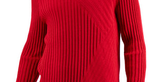 INC International Concepts Men's Tucker Crewneck Sweater Red Size Large