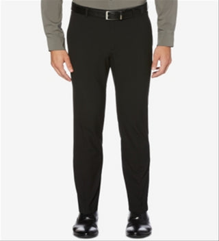Perry Ellis Men's Washable Slim Fit Pants Black Size 31X32