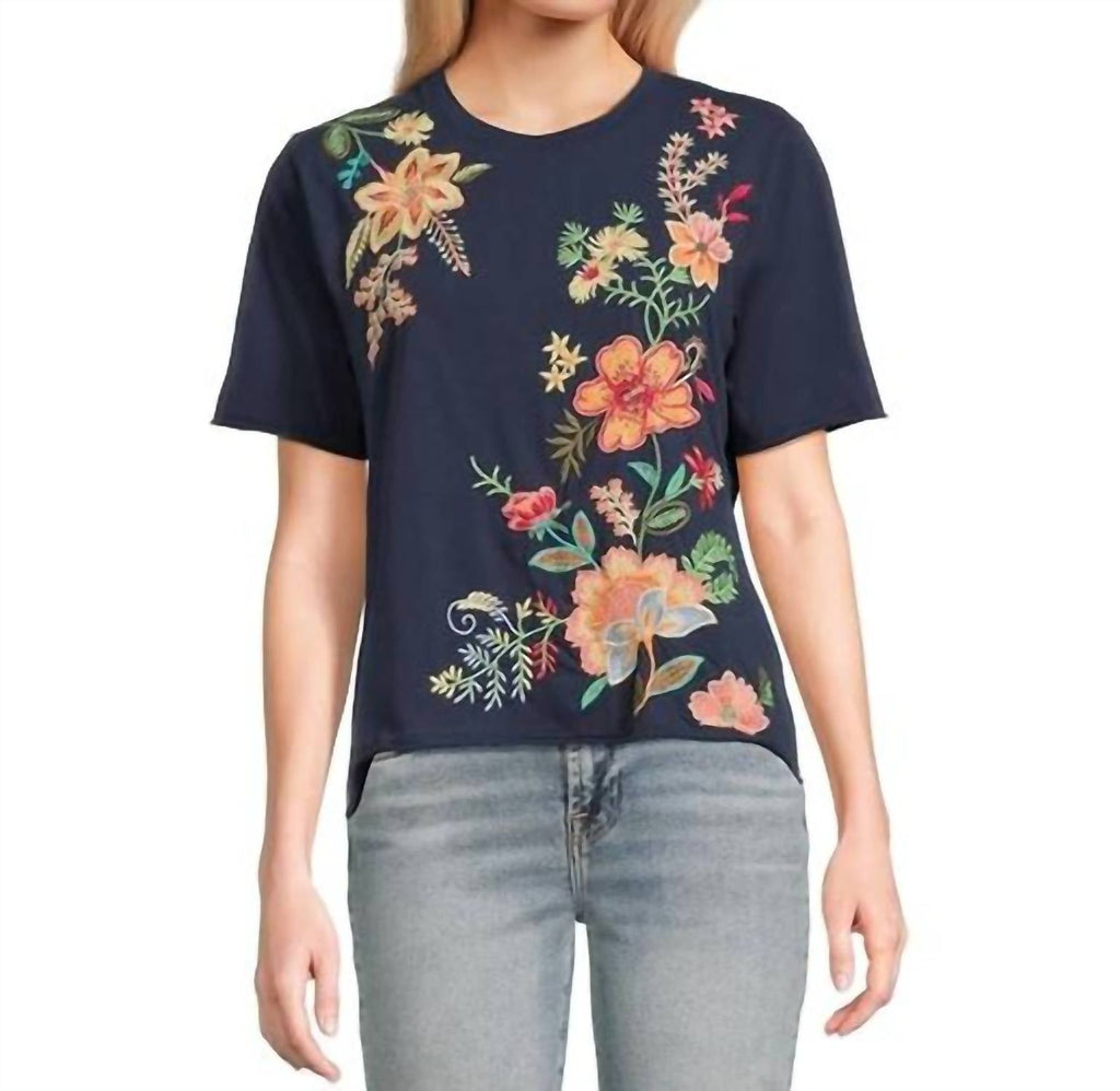 Johnny Was Raw Seam T-Shirt - Ishani