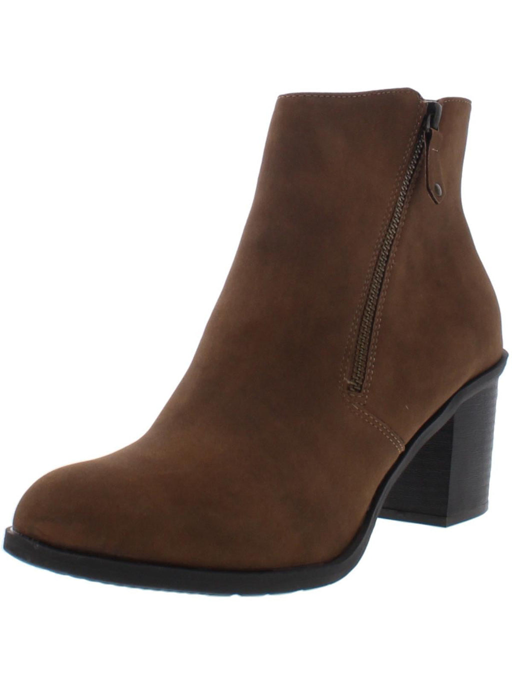 American Rag Womens Jolene Leather Almond Toe Ankle Fashion Boots Brown Size 8 M