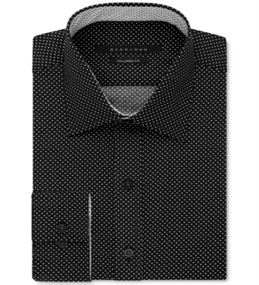 sean john dress shirts Men's Polka Dot Formal Shirt Black Size 18.5X34-35 Sherri Hill Halter Keyhole This Sean John black 20260609_35% Size:L (10/12)