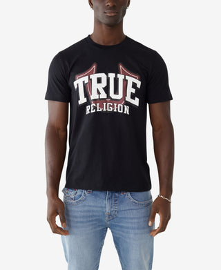 True Religion Men's Short Sleeve True Logo T-shirt Black Size Small