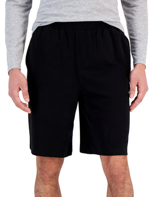 ID Ideology Men's Regular Fit Jersey Knit Shorts Black Size Large