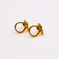 Golden Horseshoe Mini Earrings