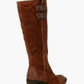 Born - Women's Suede Leather Distressed Tall Boots
