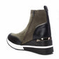 Xti - Women's Suede Wedge Booties