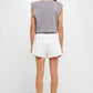 Grey Lab - Sasha Faux Leather Shorts