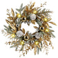 Christmas 20-Inch Pre-Lit Christmas Wreath – Festive Holiday Décor