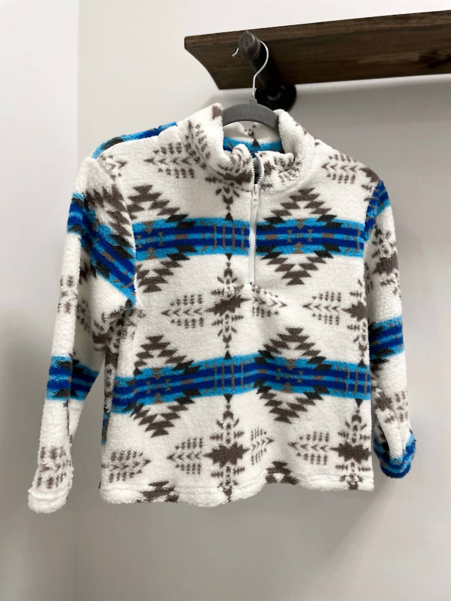 Aier Wholesale - Kid's Aztec Ice Sherpa Jacket