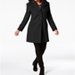 Calvin Klein Women's Single Breasted Coat Black Size 2