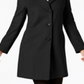 Calvin Klein Women's Single Breasted Coat Black Size 2