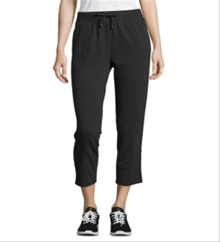 Champion Women's Jogger Ankle Sweatpants Black Size Large