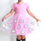 Sweet Wink - Ghost Sequin Halloween Short Sleeve Tutu Dress
