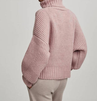 Varley - ROGAN CROPPED KNIT SWEATER