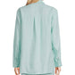Eileen Fisher - Handkerchief Collar Long Sleeve Button-front Shirt