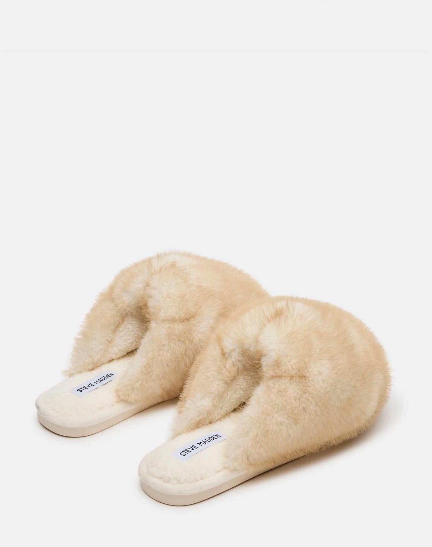 Steve Madden - Women's Poof Faux Fur Slip On Mule