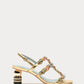 Frances Valentine - Women Kiki Gem Nappa With Rhinestones Heel
