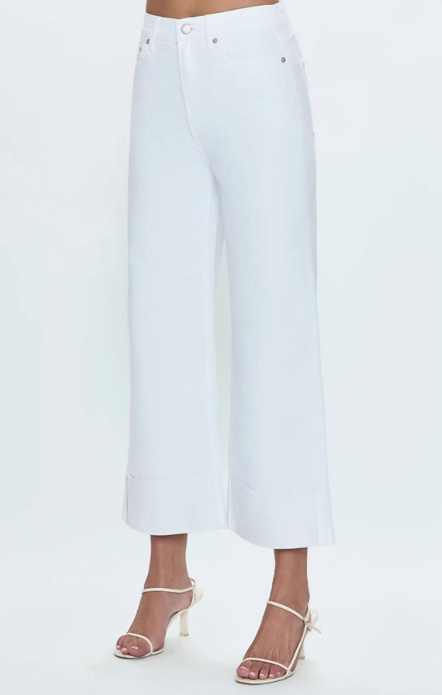 Pistola - Lana Crop High Rise Wide Leg Jean