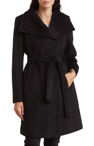 Michael Kors - Wool Belted Wrap Coat