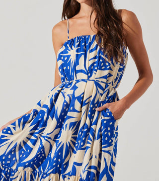 Astr - Sarina Linen-blend Maxi Dress