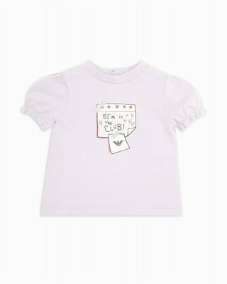 Armani - Baby Girl Ruffle Sleeve T-shirt