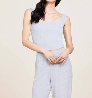 Barefoot Dreams - Ultra Soft Soft Rib Cropped Tank
