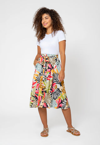 Leota Women's Mindy Skirt in Paradise Pop Multi