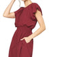 Entro - Scoop Neck Midi Dress