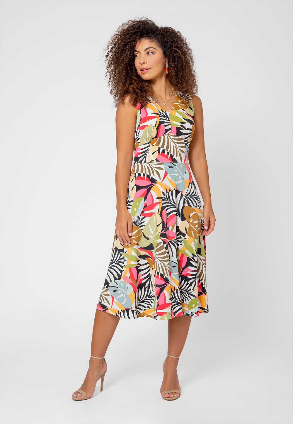 Leota Women's Rosemary MIDI Dress Black