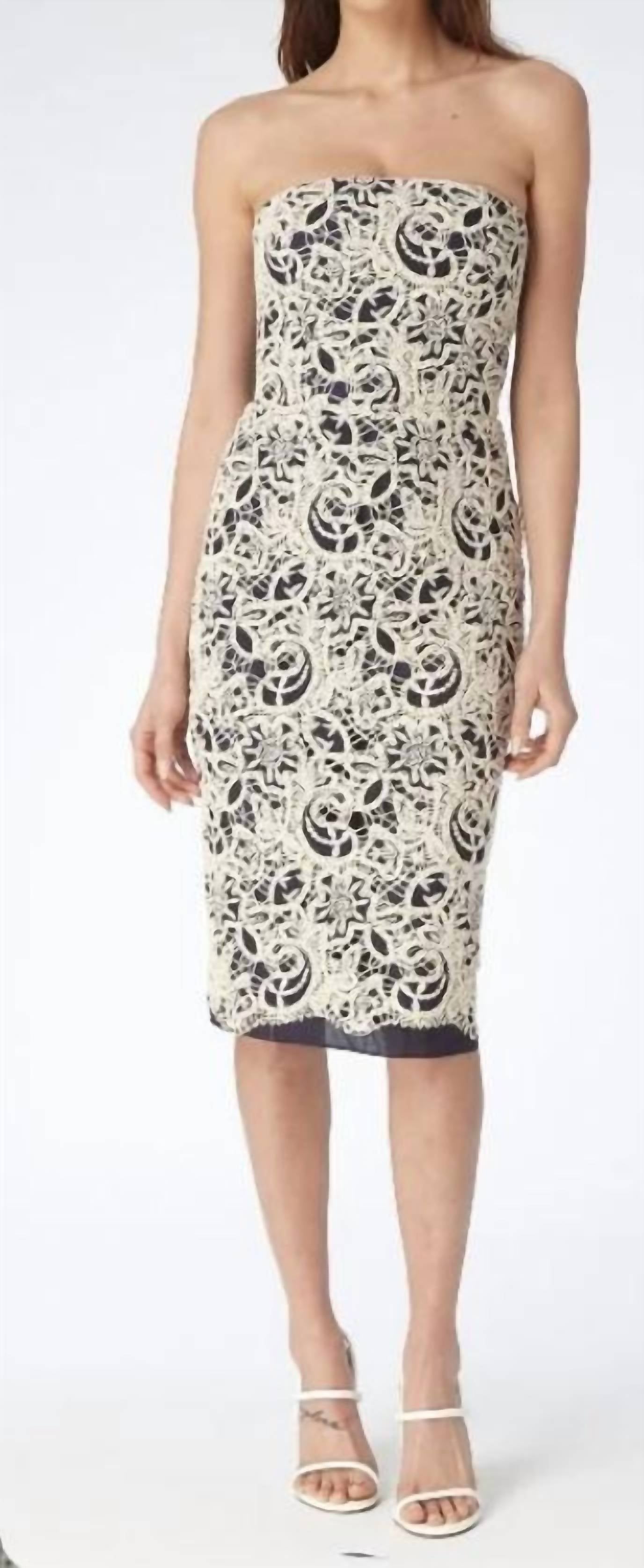 Gilner Farrar - Heidi Dress Blue Paisley Embroidery