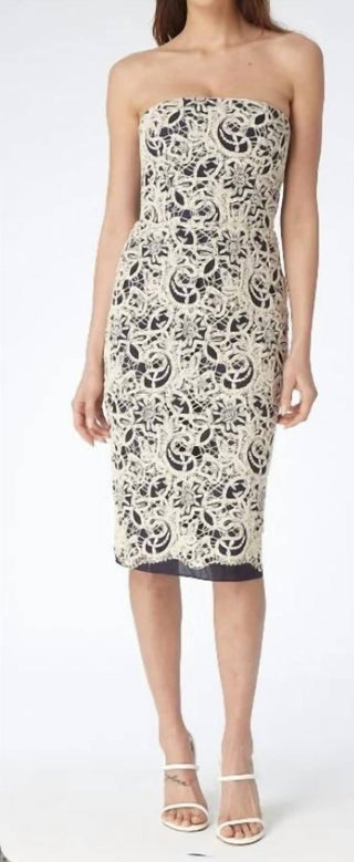 Gilner Farrar - Heidi Dress Blue Paisley Embroidery