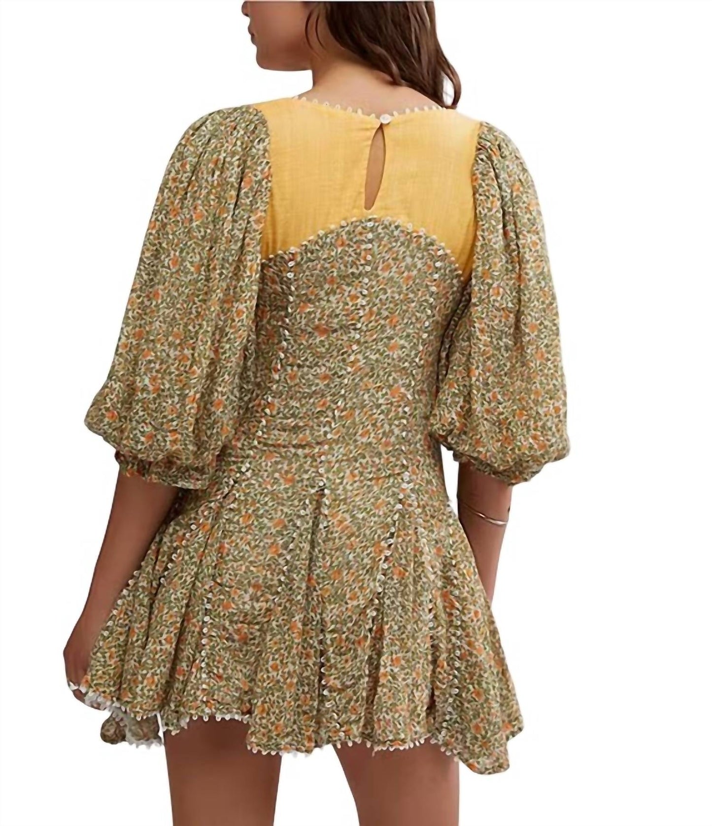 Free People - BALI CORAL MINI DRESS