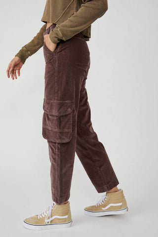 Free People - Hard Crushin Plush Cargo Pants