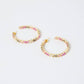 Native Gem - Women's Gemstone Hoop Earrings