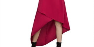 BCBGMAXAZRI Women's High Neckline Dress Pink Size Medium