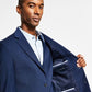 Tommy Hilfiger Men's Regular Fit Blue Sharkskin Blazer Blue Size 46