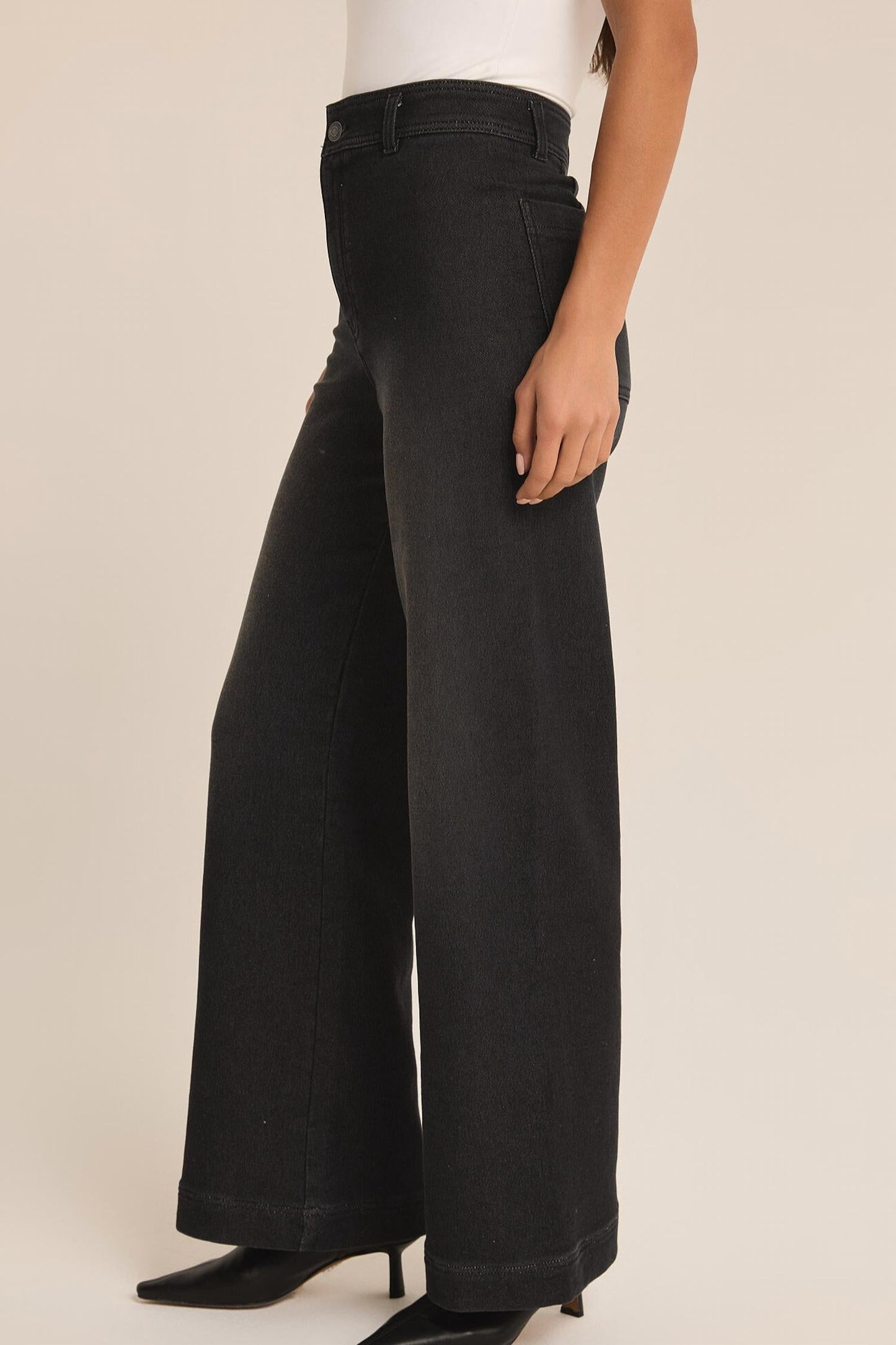 Z Supply - Rilynn Wide Leg Denim Trouser
