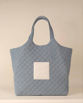 Care Tucker - Maxi Quilted Denim Tote Bag