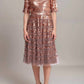 Johnny Was - Beaded Mesh Sequin Dress