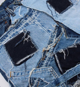 Knotwtr - Women's Patch Denim Skirt