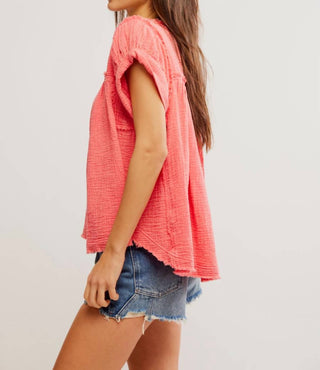 Free People - Horizons Double Cloth Top